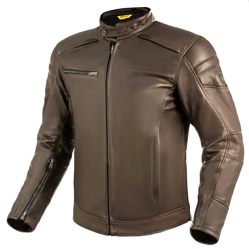 Geacă moto din piele Shima Hunter+ 2.0 maro