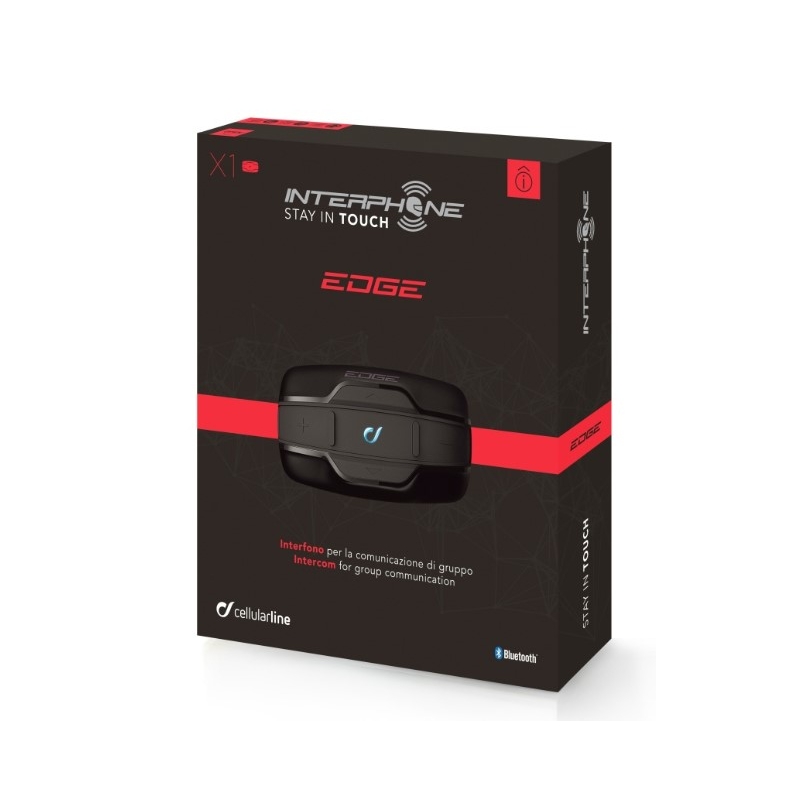 Bluetooth handsfree CellularLine Interphone EDGE - Pachet unic