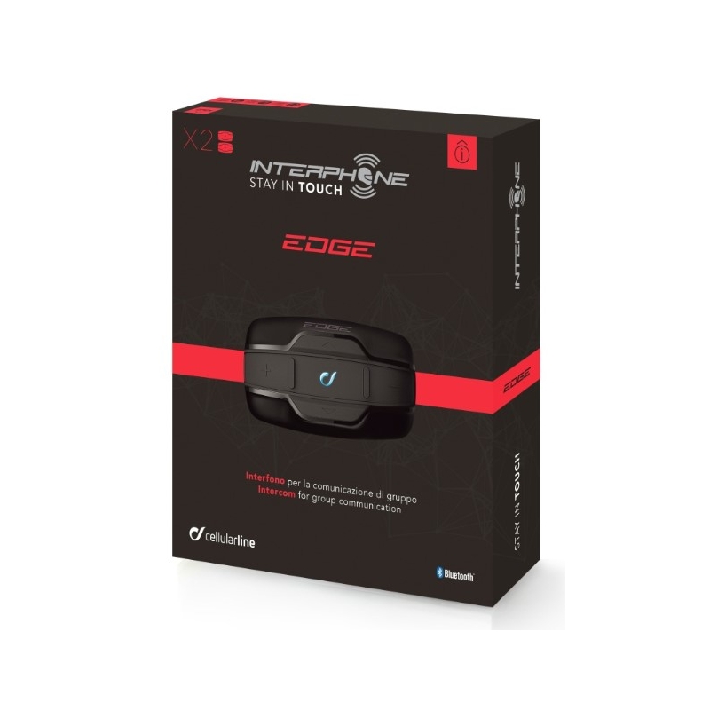 Bluetooth handsfree CellularLine Interphone EDGE - Pachet dublu