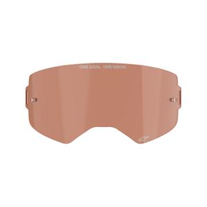 Plexiglas pentru ochelari de protecție Alpinestars Supertech portocaliu-maro-afterburn