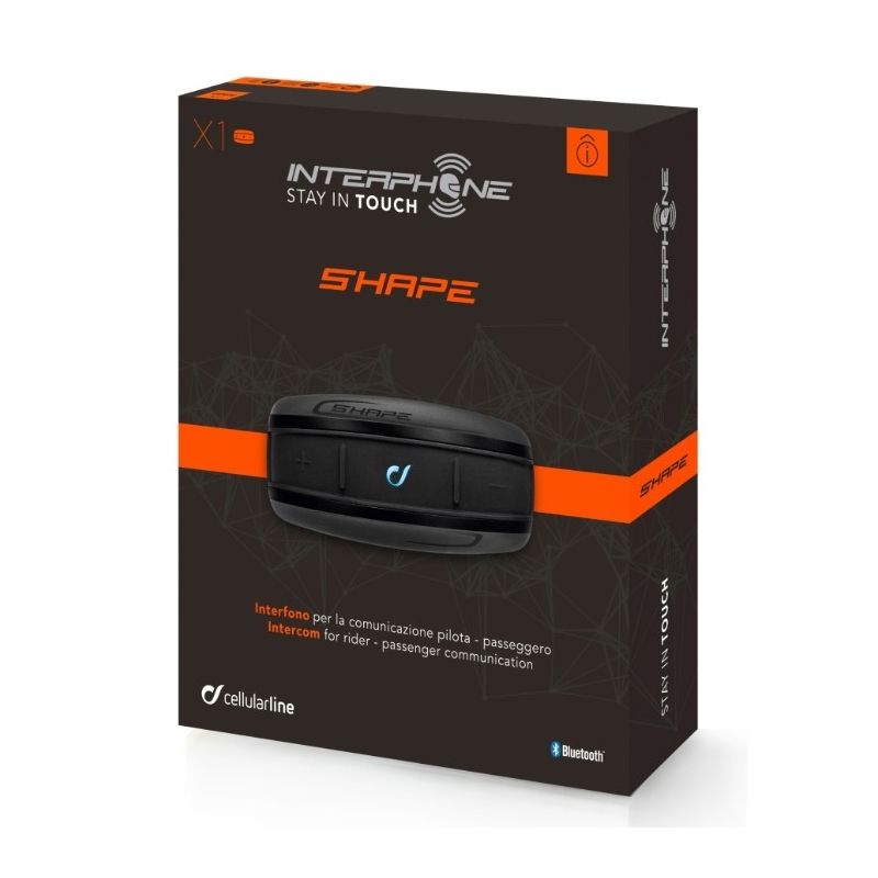 Bluetooth handsfree CellularLine Interphone SHAPE - pachet unic