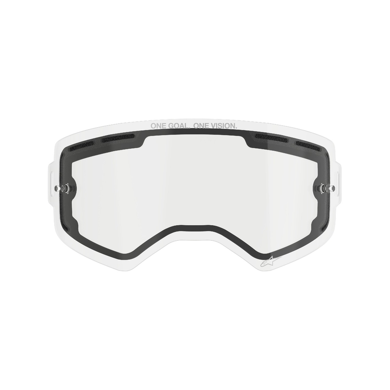 Plexiglas pentru ochelari dublu anti-aburire Alpinestars Supertech transparent