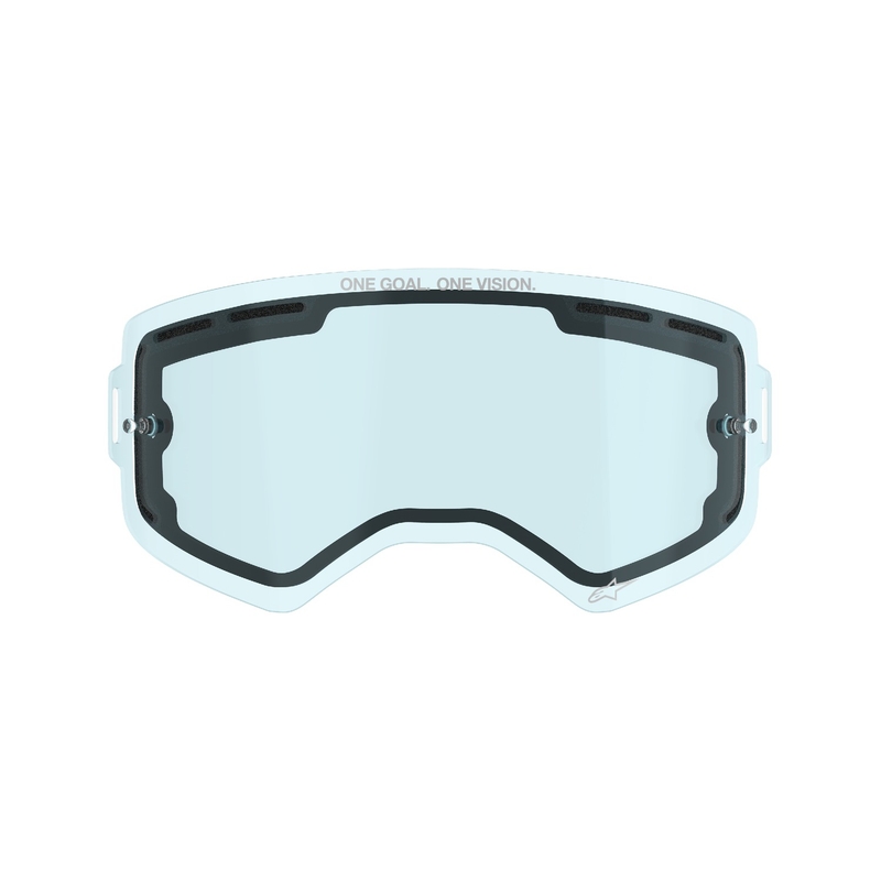 Plexiglas pentru ochelari dublu anti-aburire Alpinestars Supertech albastru