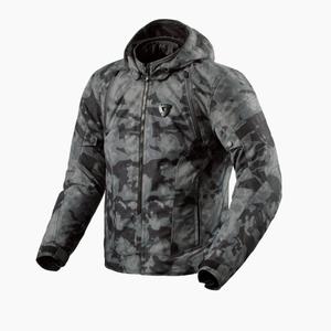 Geacă moto Revit Flare 3 H2O camo gri închis