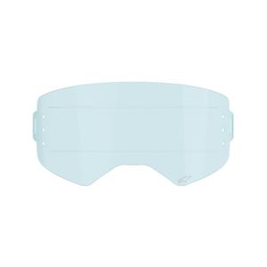 Plexiglass pentru ochelari Alpinestars Supertech pentru sistemul roll-off albastru