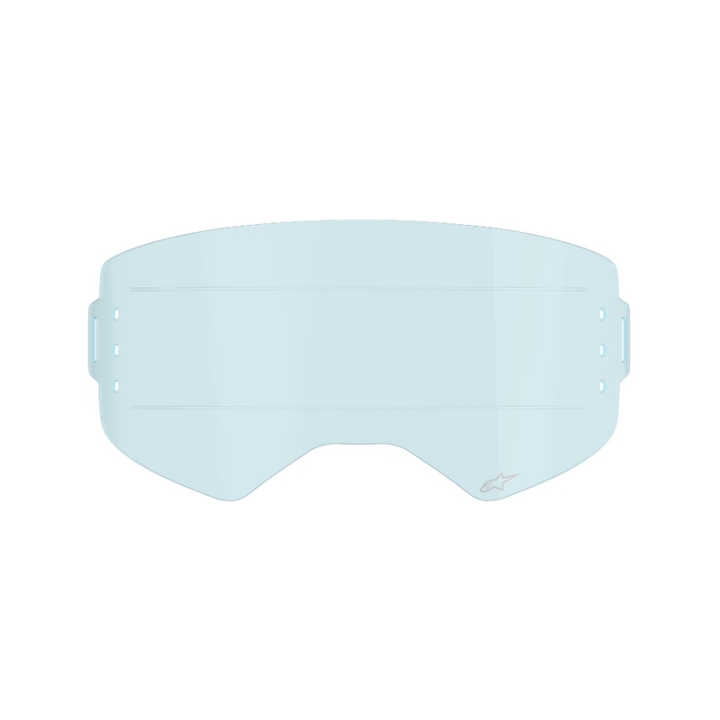 Plexiglass pentru ochelari Alpinestars Supertech pentru sistemul roll-off albastru