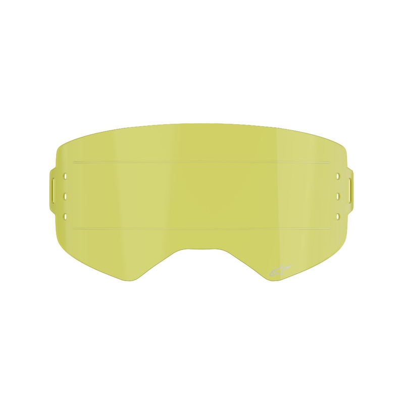Plexiglass pentru ochelari Alpinestars Supertech pentru sistem roll-off galben