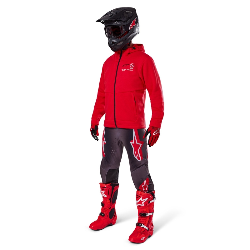 Fleece Alpinestars Racer MX Roșu
