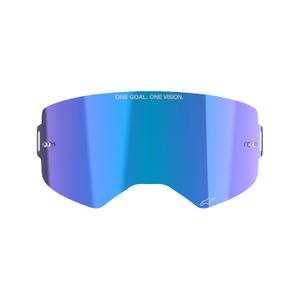 Plexiglas pentru ochelarii Alpinestars Supertech Absolute Vision™ oglinda albastru
