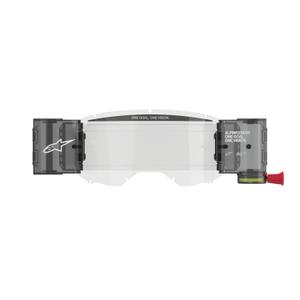 Kit de înlocuire Roll-off Wide Vision Alpinestars pentru ochelari de protecție Vision 8/5/3 cu știfturi de rupere din plexiglas transparent