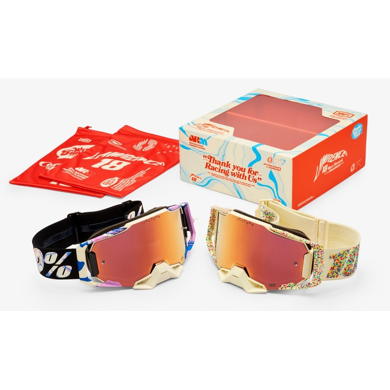 Set Ochelari Motocross 100% Armega 2 Le Donut 2 buc