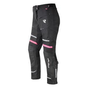 Pantaloni de motocicleta Street Racer Betty II de dama negru-roz