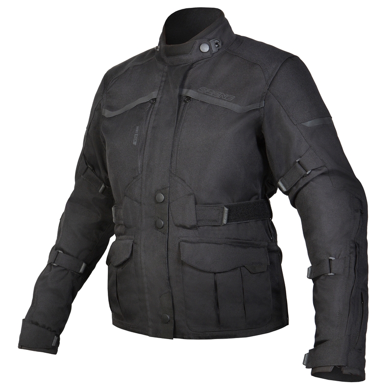 Jacheta de motociclete pentru femei Ozone Explorer II Black Vânzare lichidare