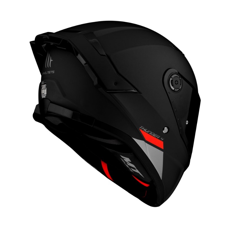 Cască integrală pentru motocicletă MT FF118SV Thunder 4 SV neagră mată - calitatea a II-a - II. calitate 