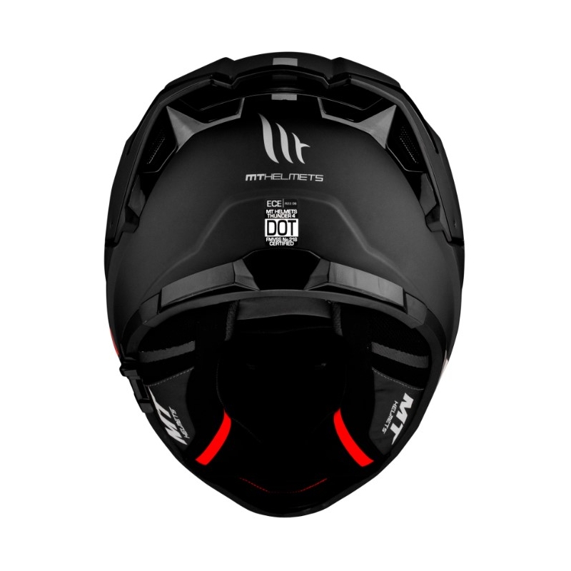 Cască integrală pentru motocicletă MT FF118SV Thunder 4 SV neagră mată - calitatea a II-a - II. calitate 
