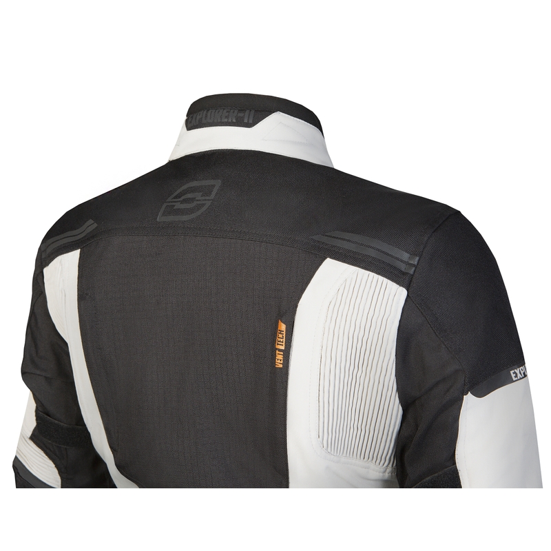 Jacheta de motociclete Ozone Explorer II Grey și Black pentru femei Vânzarea de motociclete lichidare