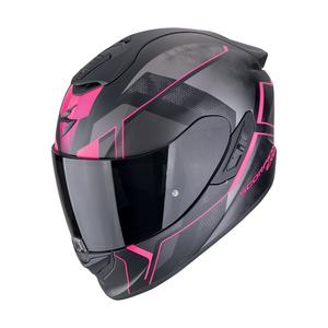 Casca moto integrala Scorpion EXO-1400 EVO II AIR INTENSIO negru-roz mat