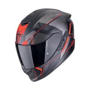 Casca moto integrala Scorpion EXO-1400 EVO II AIR INTENSIO negru-rosu mat