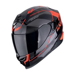 Casca moto integrala Scorpion EXO-520 EVO AIR LENA negru-rosu