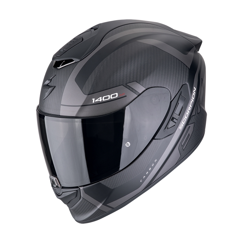 Casca moto integrala Scorpion EXO-1400 EVO II CARBON AIR ENKO mat negru-argintiu