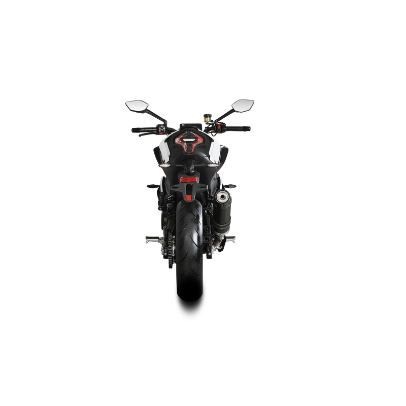 Evacuare STORM GP Black with carbon cap pentru CFMOTO 450 NK 2023-2024