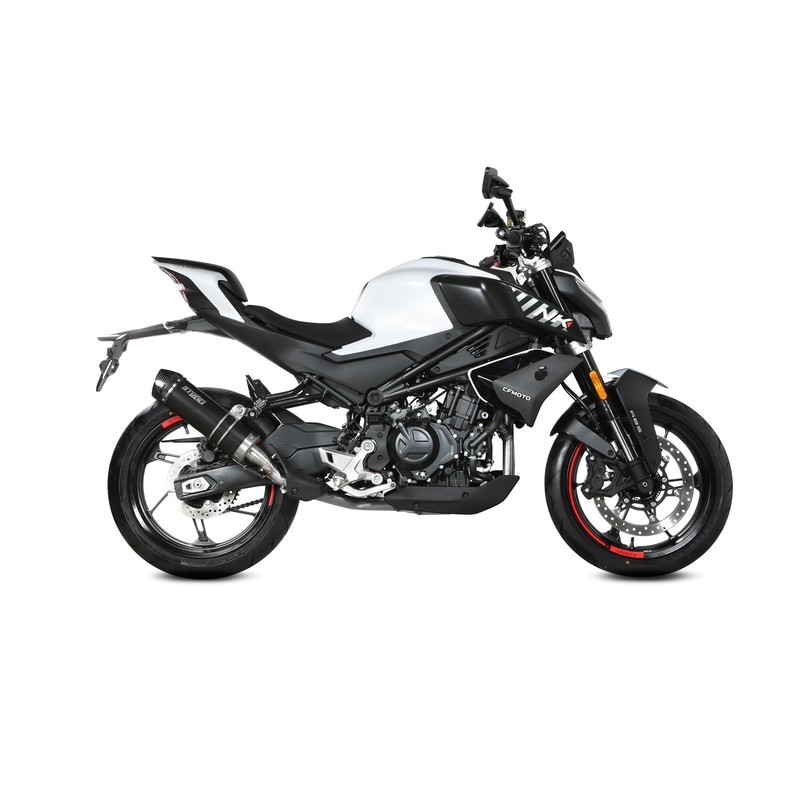 Evacuare STORM GP Black with carbon cap pentru CFMOTO 450 NK 2023-2024