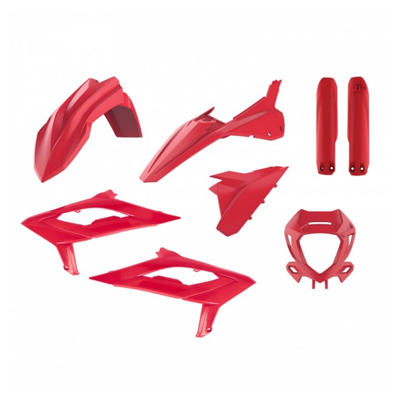 Kit plastice POLISPORT Rosu