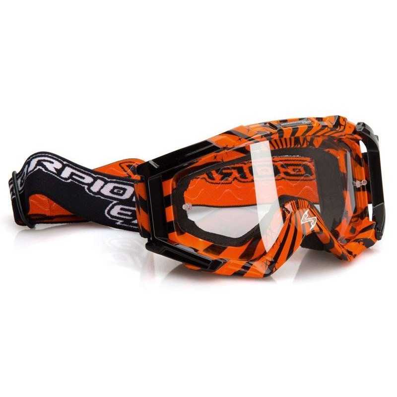 Ochelari de motocros Scorpion E15 portocaliu-negru