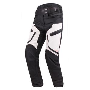 Pantaloni de motocicletă Ozone Explorer II gri-negru