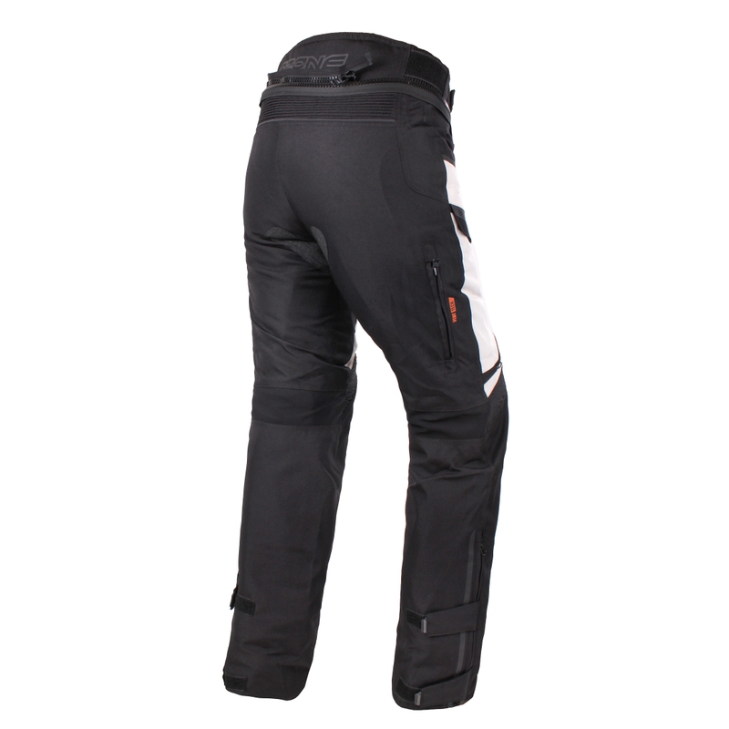 Pantaloni de motocicletă Ozone Explorer II gri-negru