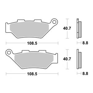 Placute de frana BREMBO 07KS07SA
