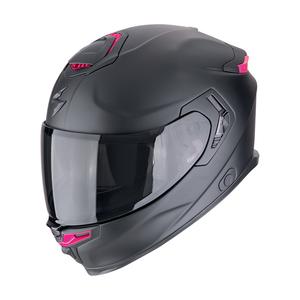 Casca moto integrala Scorpion EXO-GT SP Air SOLID negru-roz mat