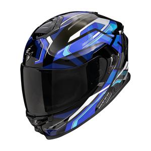 Casca moto integrala Scorpion EXO-GT SP Air Augusta negru-gri-albastru