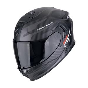 Casca moto integrala Scorpion EXO-GT SP AIR FLEX negru-argintiu mat