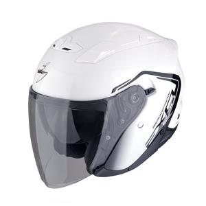 Casca moto deschisa SCORPION EXO-230 CIT-E alb-negru