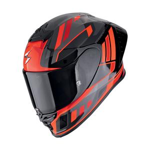 Casca moto integrala Scorpion EXO-R1 EVO II AIR VITAL negru-argintiu-rosu