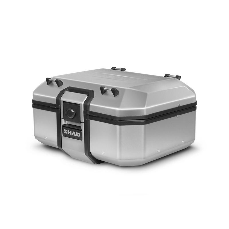 Set complet de cutii de aluminiu SHAD TERRA, 37L cutie centrala  si 47L / 47L cutii laterale, incluzand kit montaj si placa SHAD DUCATI MULTISTRADA 950 / 1200 / 1260