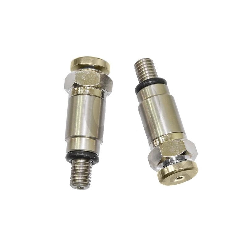 Bleeder set for forks MOTION STUFF (M4x0,7) argintiu