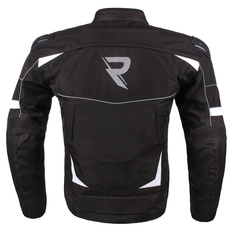 Geacă moto Street Racer Spark negru-alb