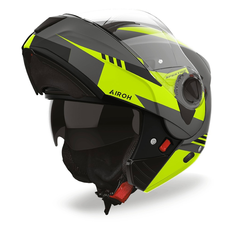 Cască de motocicletă rabatabilă Airoh SPECKTRE Clever galben mat