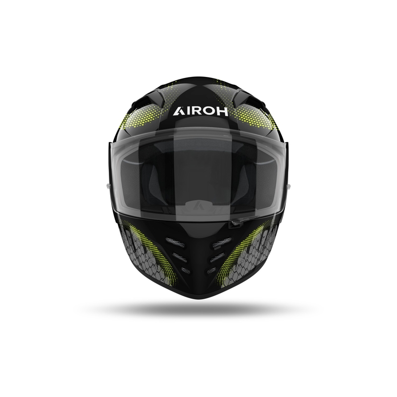 Casca moto integrala Airoh CONNOR Gamer negru-gri-galben fluo