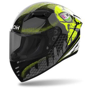 Casca moto integrala Airoh CONNOR Gamer negru-gri-galben fluo