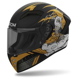 Casca moto integrata Airoh CONNOR Zeus negru-auriu mat