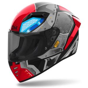 Casca moto integrata Airoh CONNOR Bot negru-gri-rosu