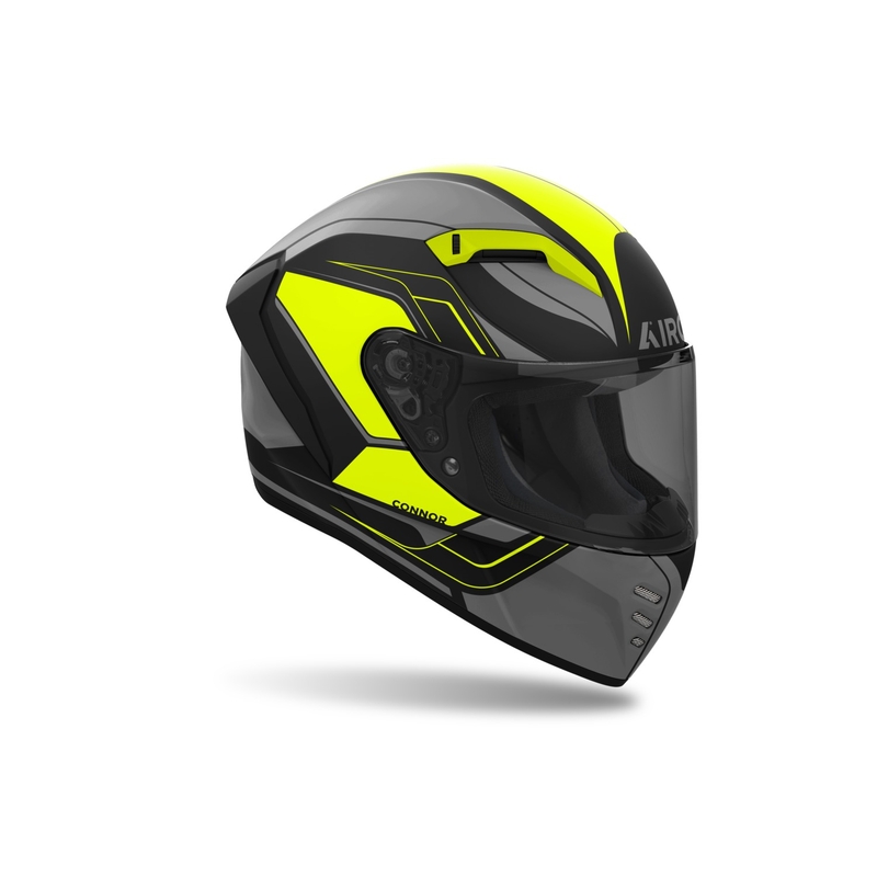 Casca moto integrata Airoh CONNOR Dunk galben mat