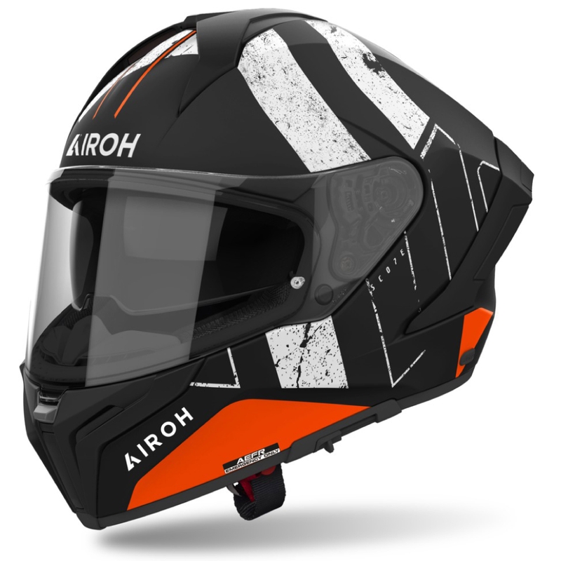 Casca moto integrala Airoh MATRYX Scope portocaliu mat