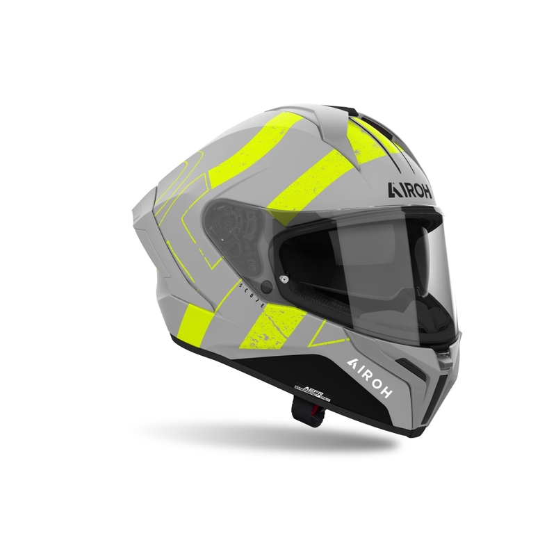 Casca moto integrala Airoh MATRYX Scope galben mat