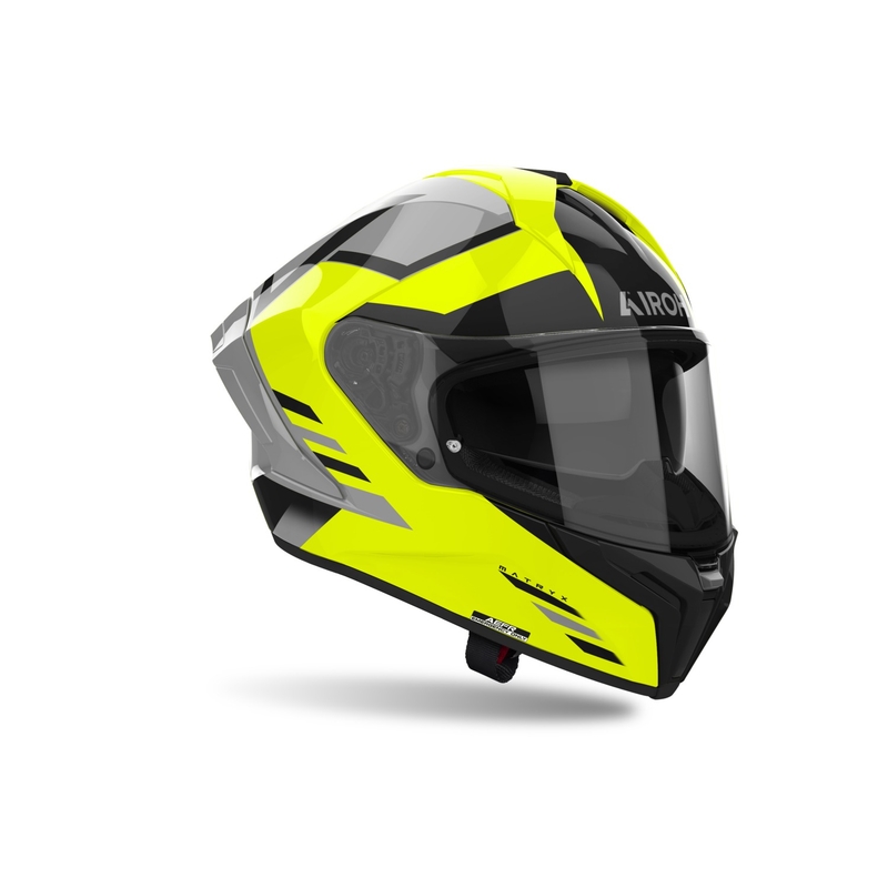 Casca moto integrala Airoh MATRYX Thron galbena