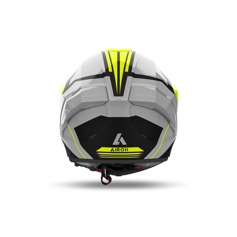 Casca moto integrala Airoh MATRYX Thron galbena