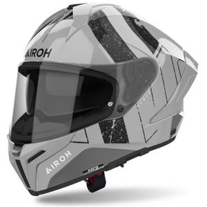 Casca integrala pentru motociclete Airoh MATRYX Scope gri deschis